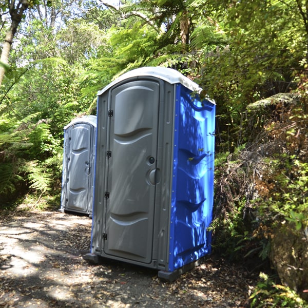 how are construction portable restrooms maintained and sanitized